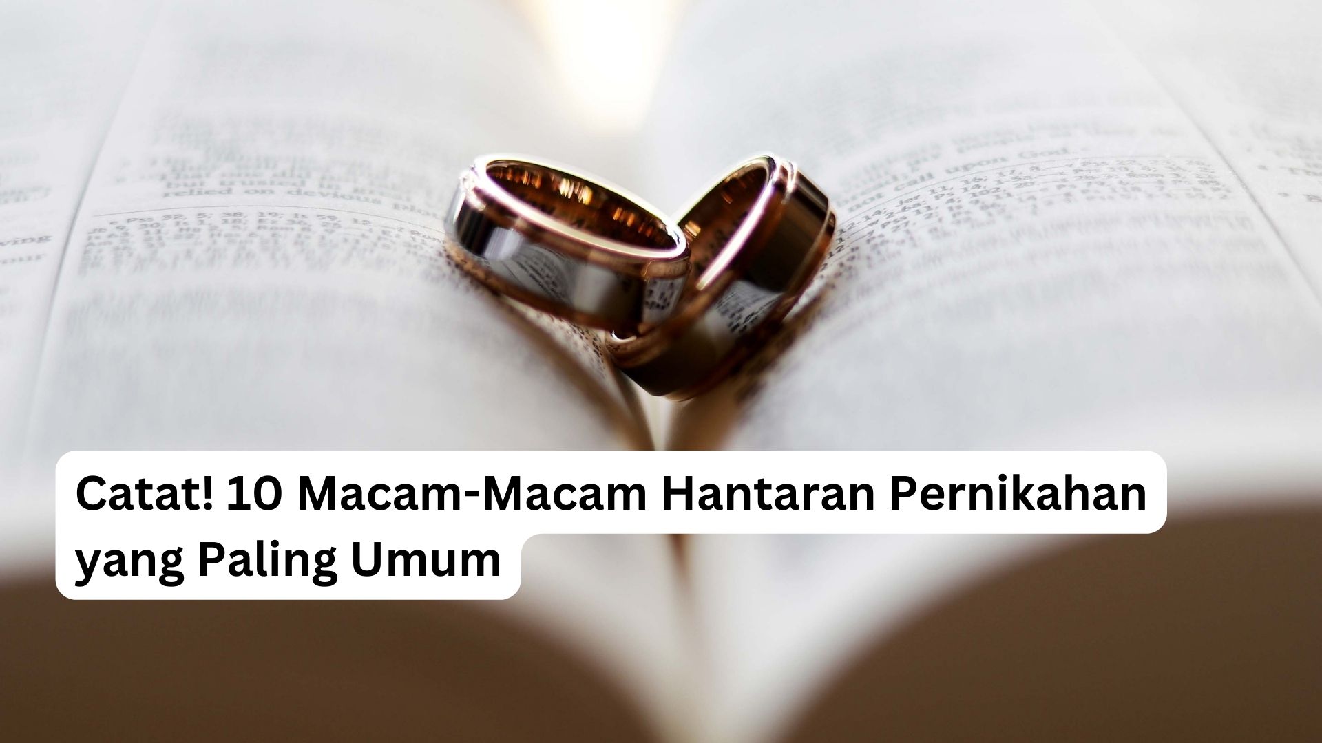 Read more about the article Catat! 10 Macam-Macam Hantaran Pernikahan yang Paling Umum